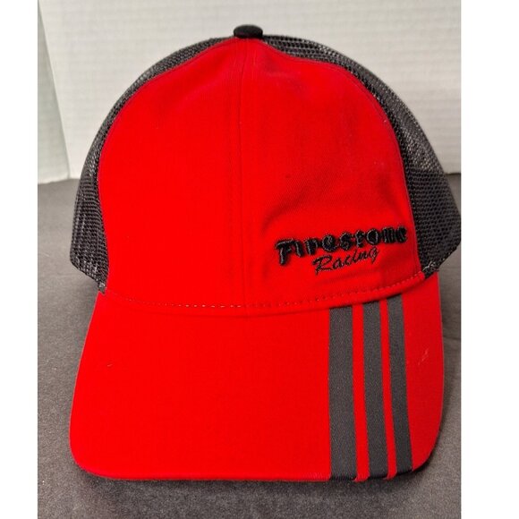 Firestone Other - Firestone Racing Mesh Snapback Hat Cap Red/Black Embroidered